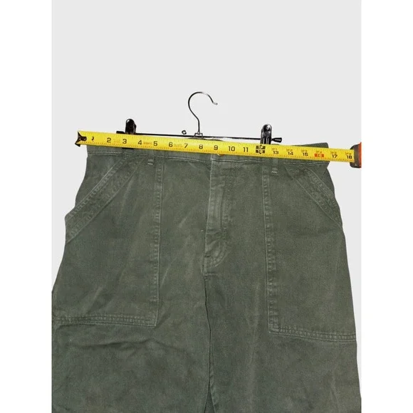 Big Bud Press Western Womens Pants L Evergreen High Rise Straight Leg - Picture 4 of 16